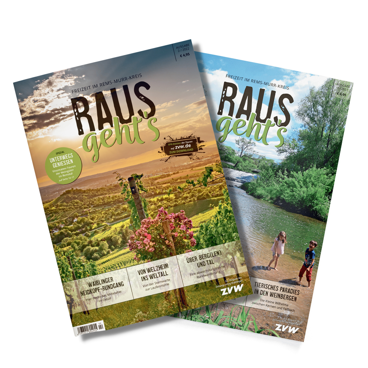 Raus geht´s Band 1 und 2 Freizeitmagazine