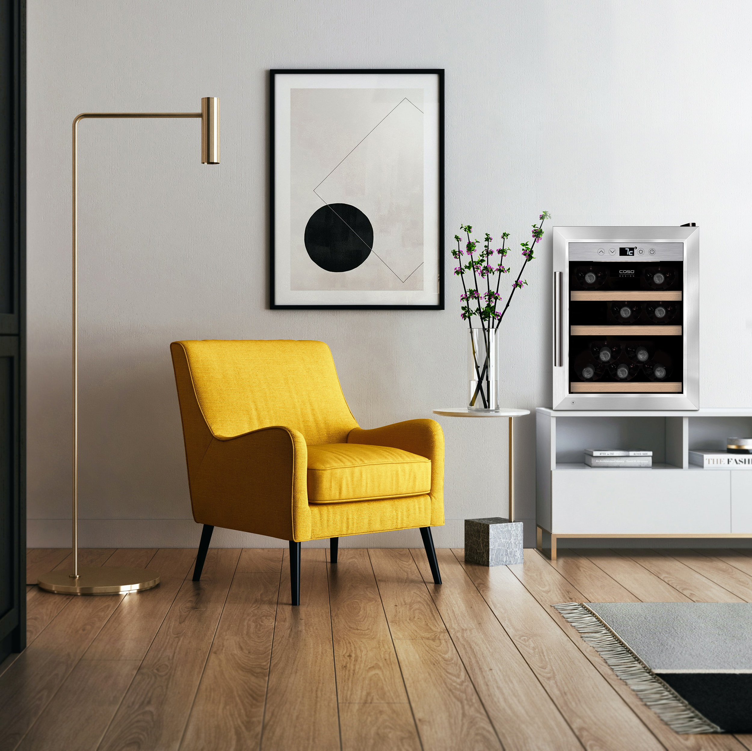 Weinkühlschrank mit Kompressortechnik