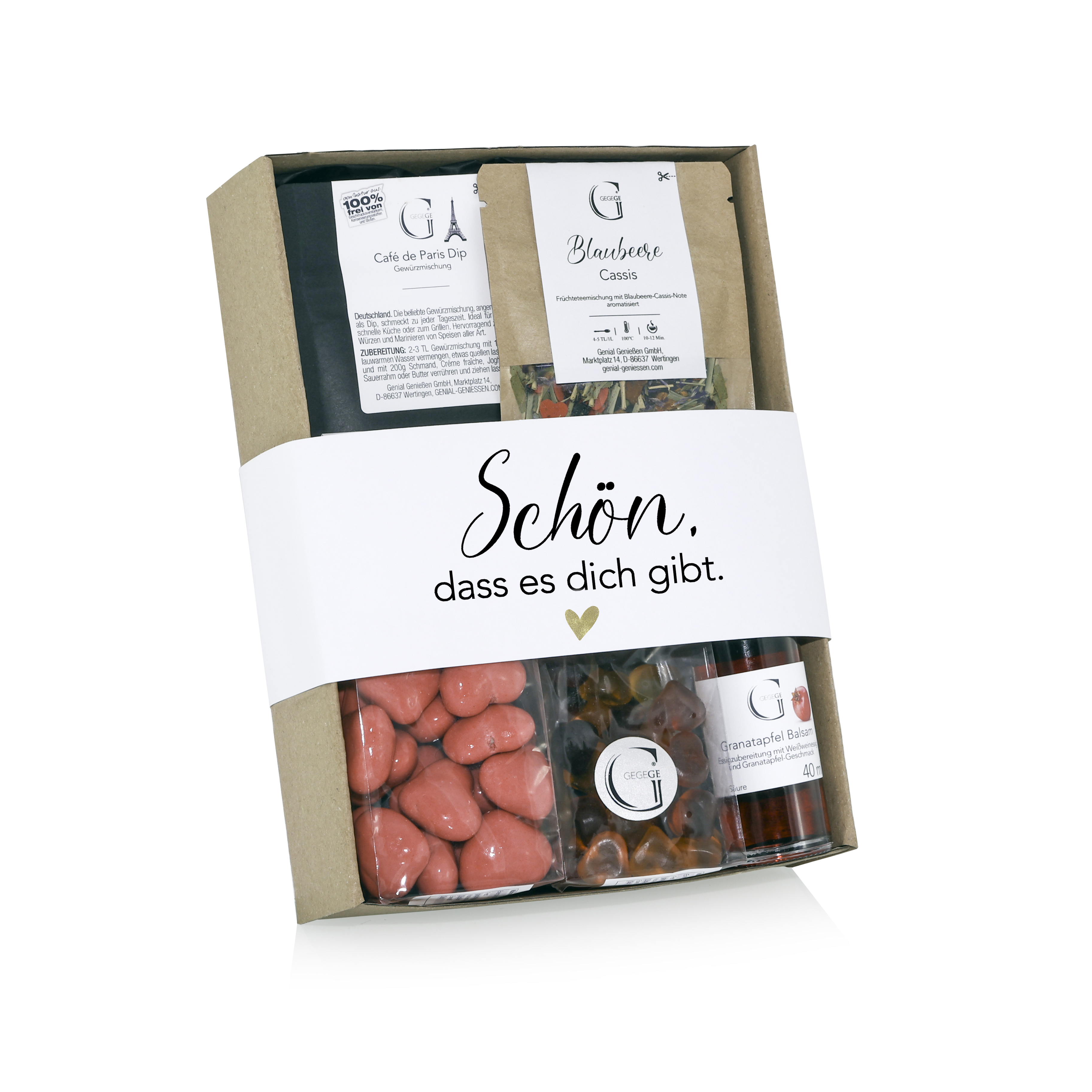 Geschenk-Set Schön, dass es dich gibt