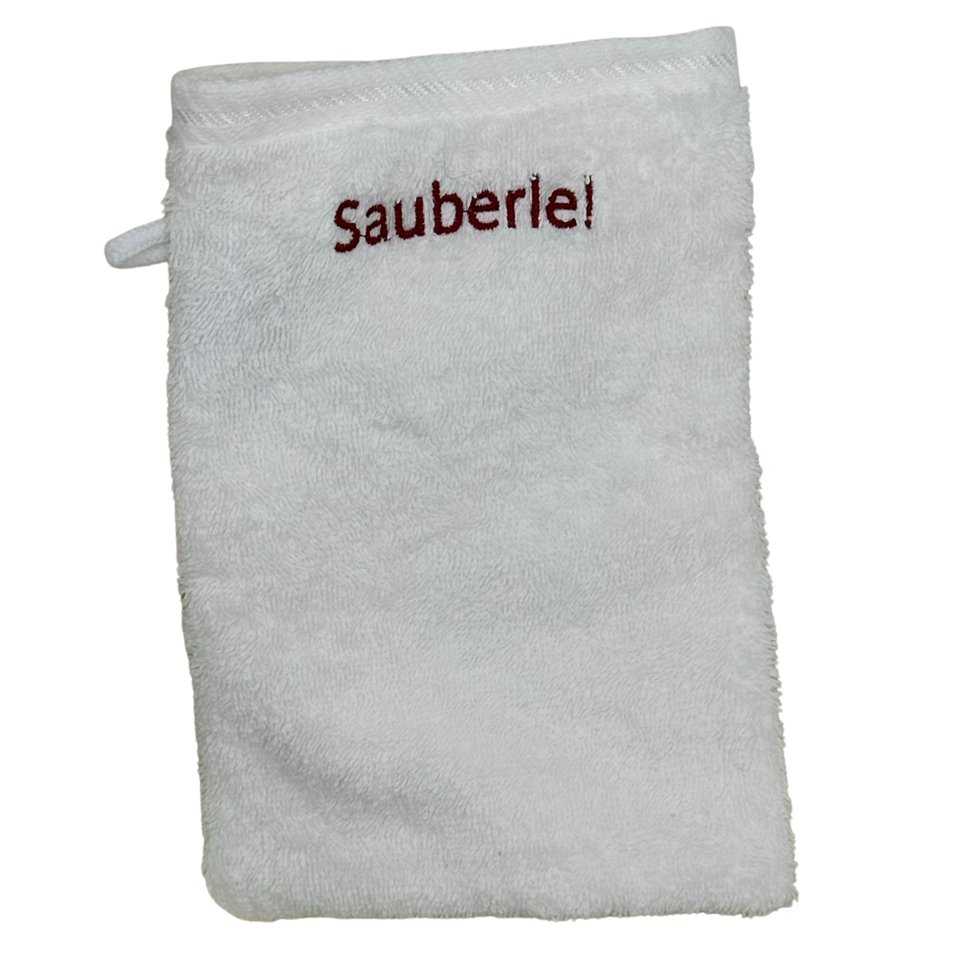 "Sauberle"-Waschhandschuh