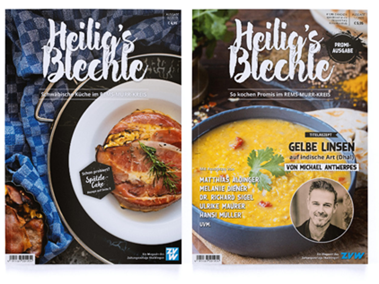 Bundle: Heilig's Blechle "Promi-Ausgabe" und "Schwäbische Küche"