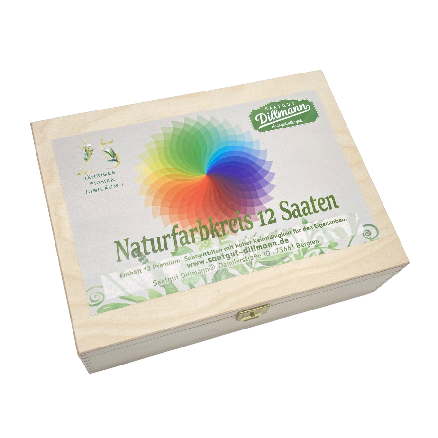 Jubiläumsbox Naturfarbkreis 12 Saaten