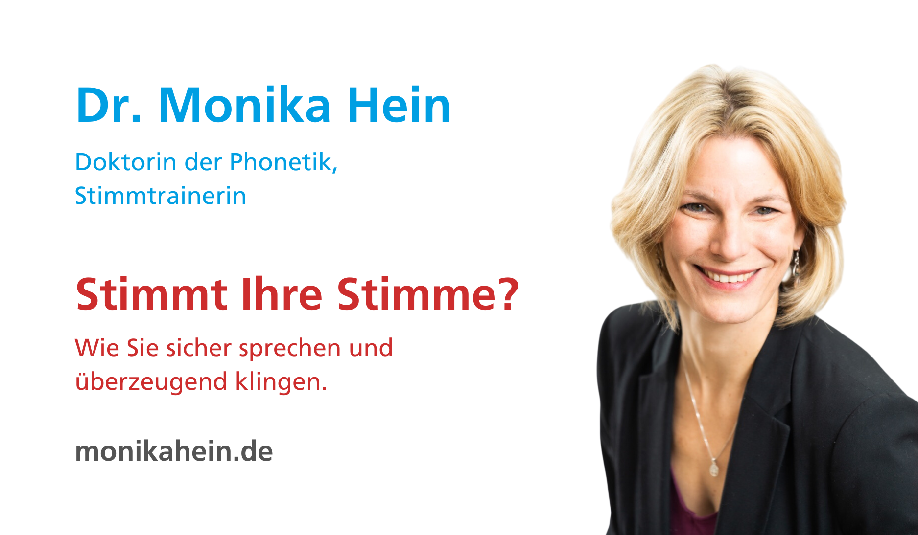 Stimmt Ihre Stimme?