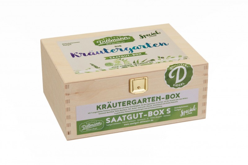 Kräutergarten Saatgut-Box S